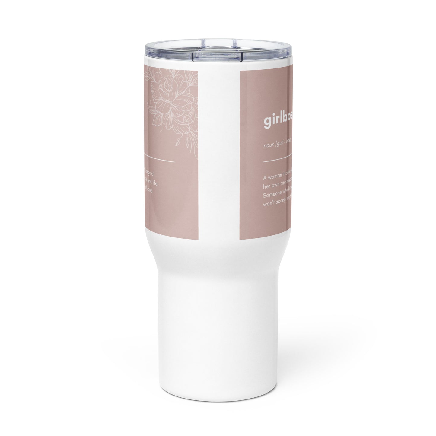 Girlboss Travel mug with a handle
