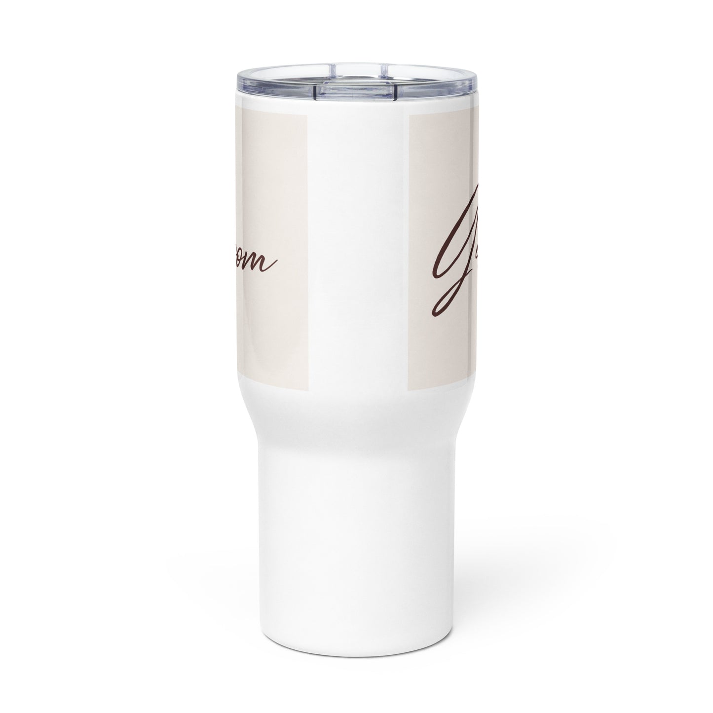 Groom Travel mug with a handle