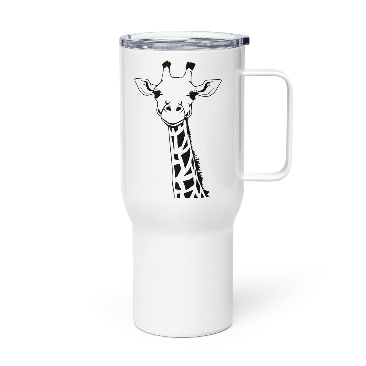 Giraffe Travel mug with a handle