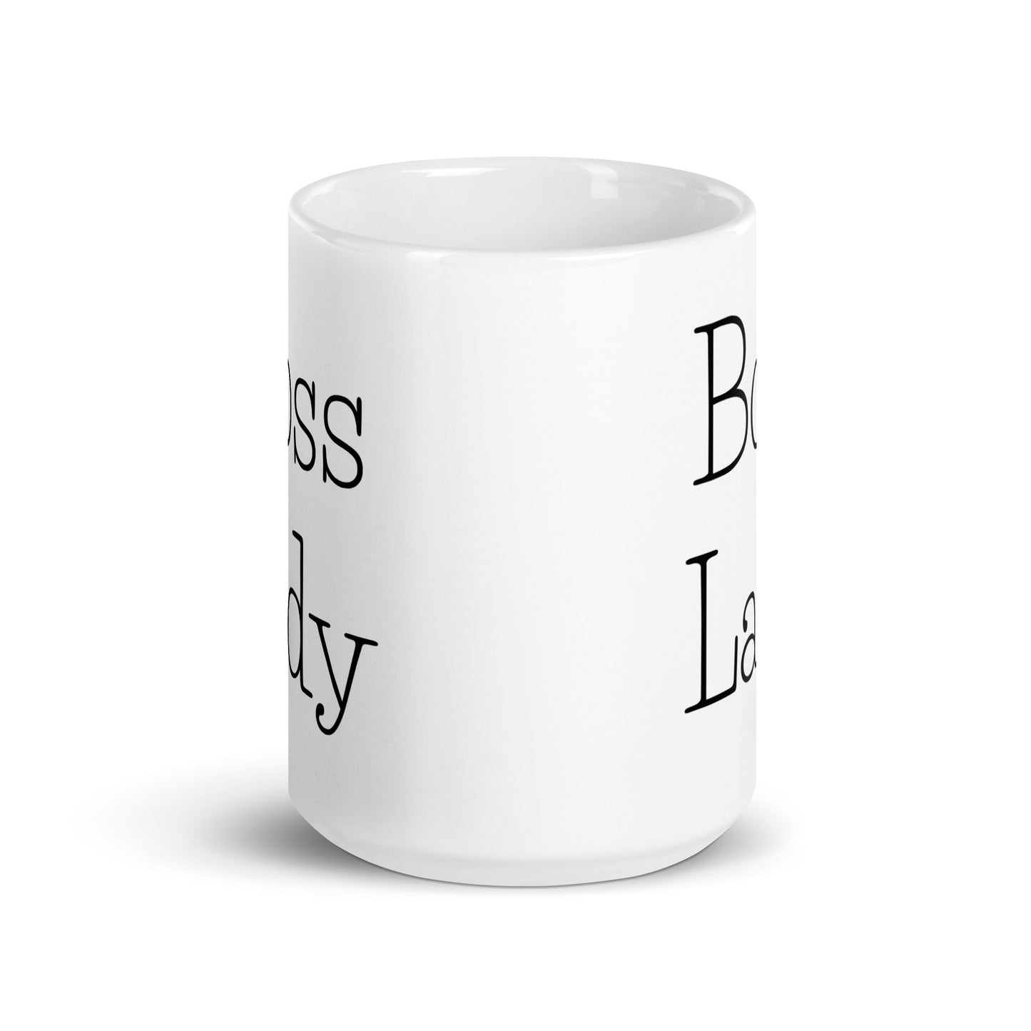 Boss Lady Classy White glossy mug