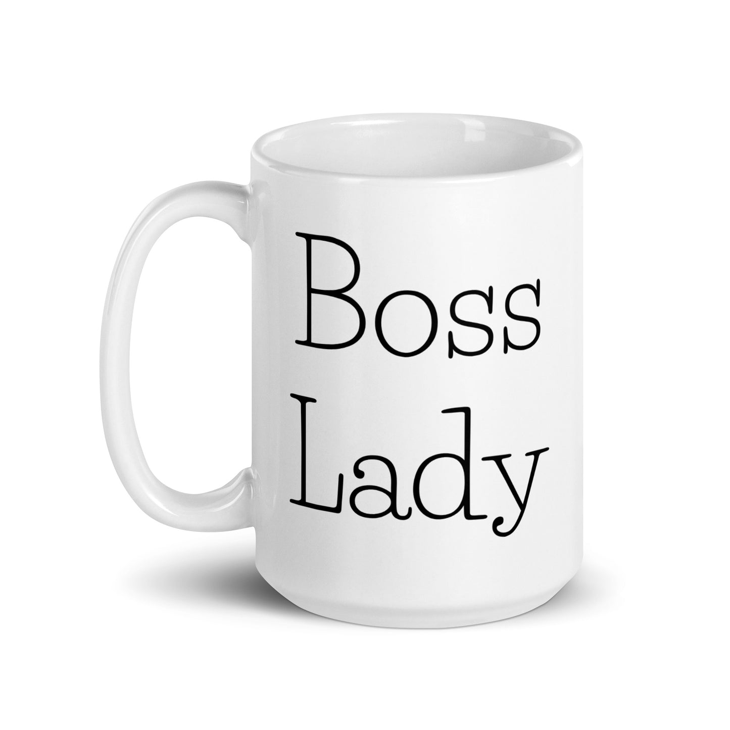 Boss Lady Classy White glossy mug