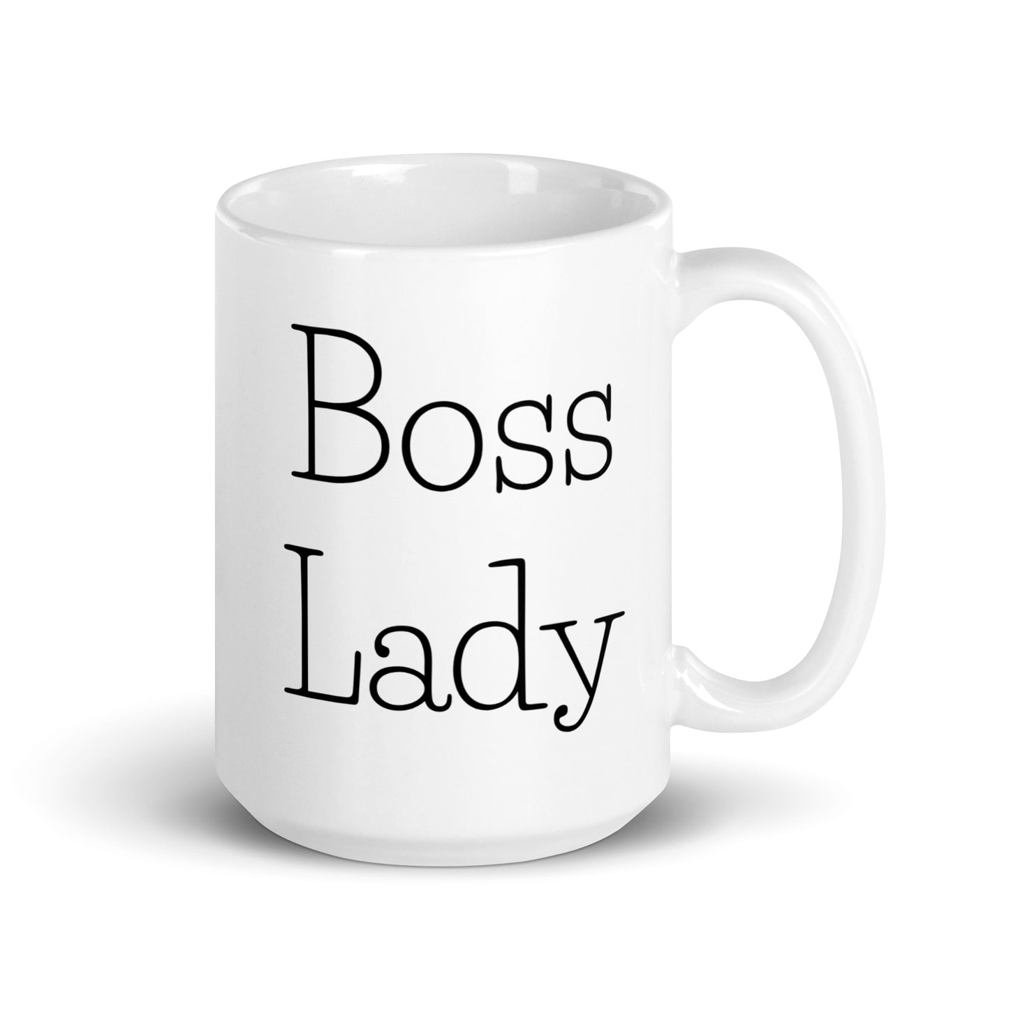 Boss Lady Classy White glossy mug