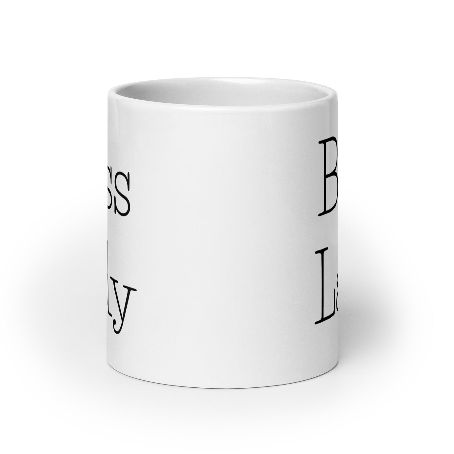 Boss Lady Classy White glossy mug