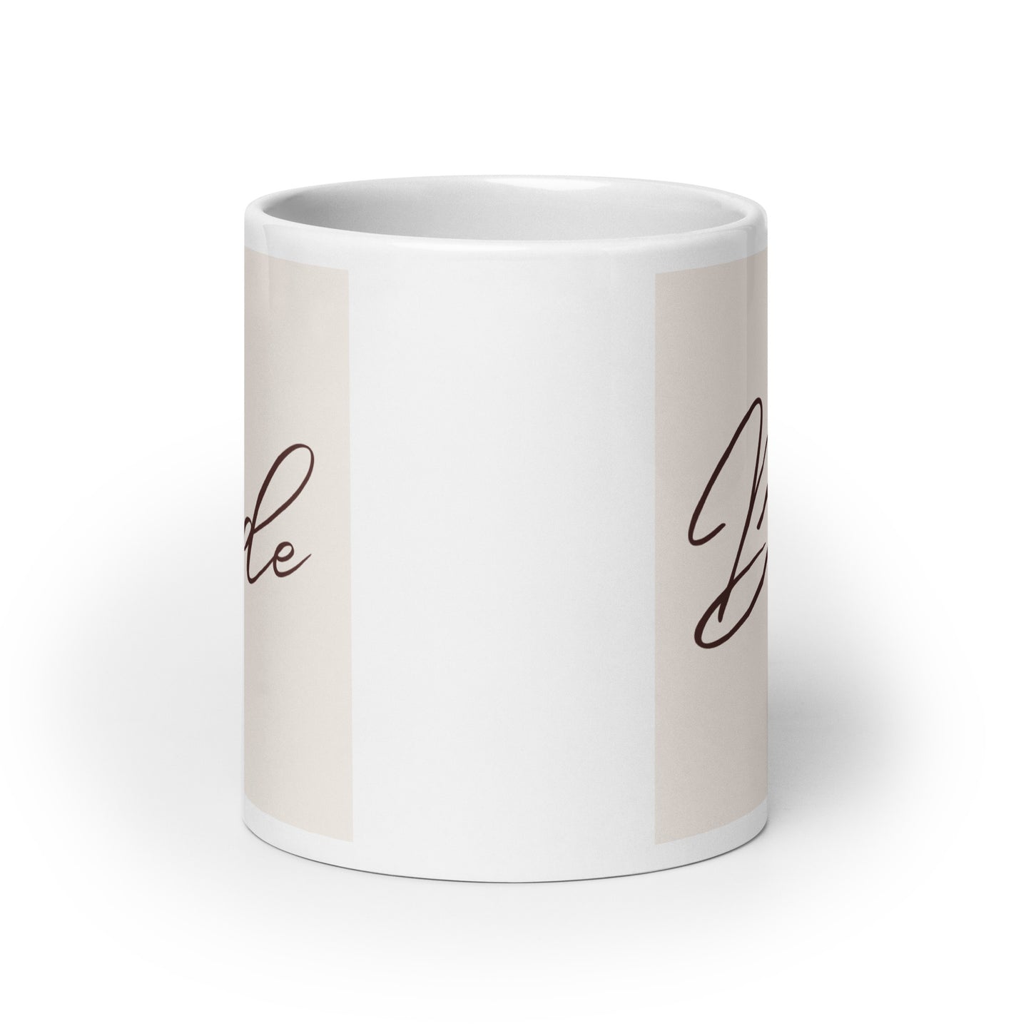 Bride White glossy mug