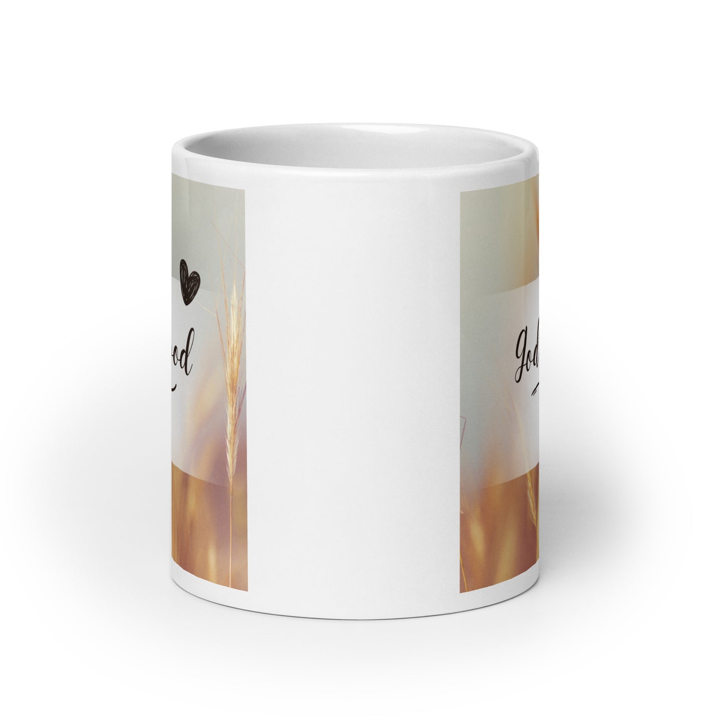 God is Good ALWAYS White glossy mug