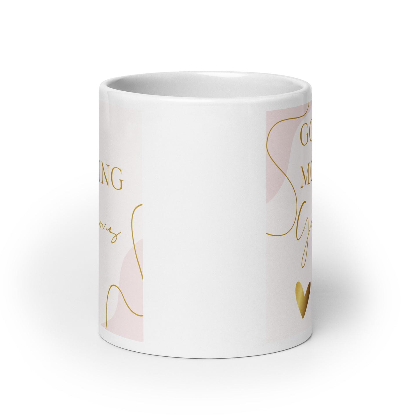 Good Morning Gorgeous White glossy mug