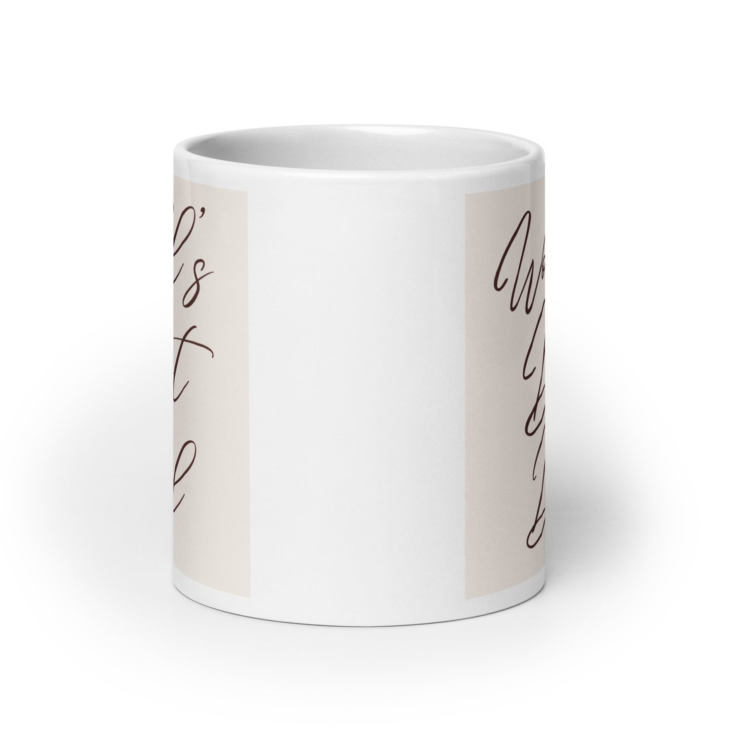 World's Best Dad White glossy mug