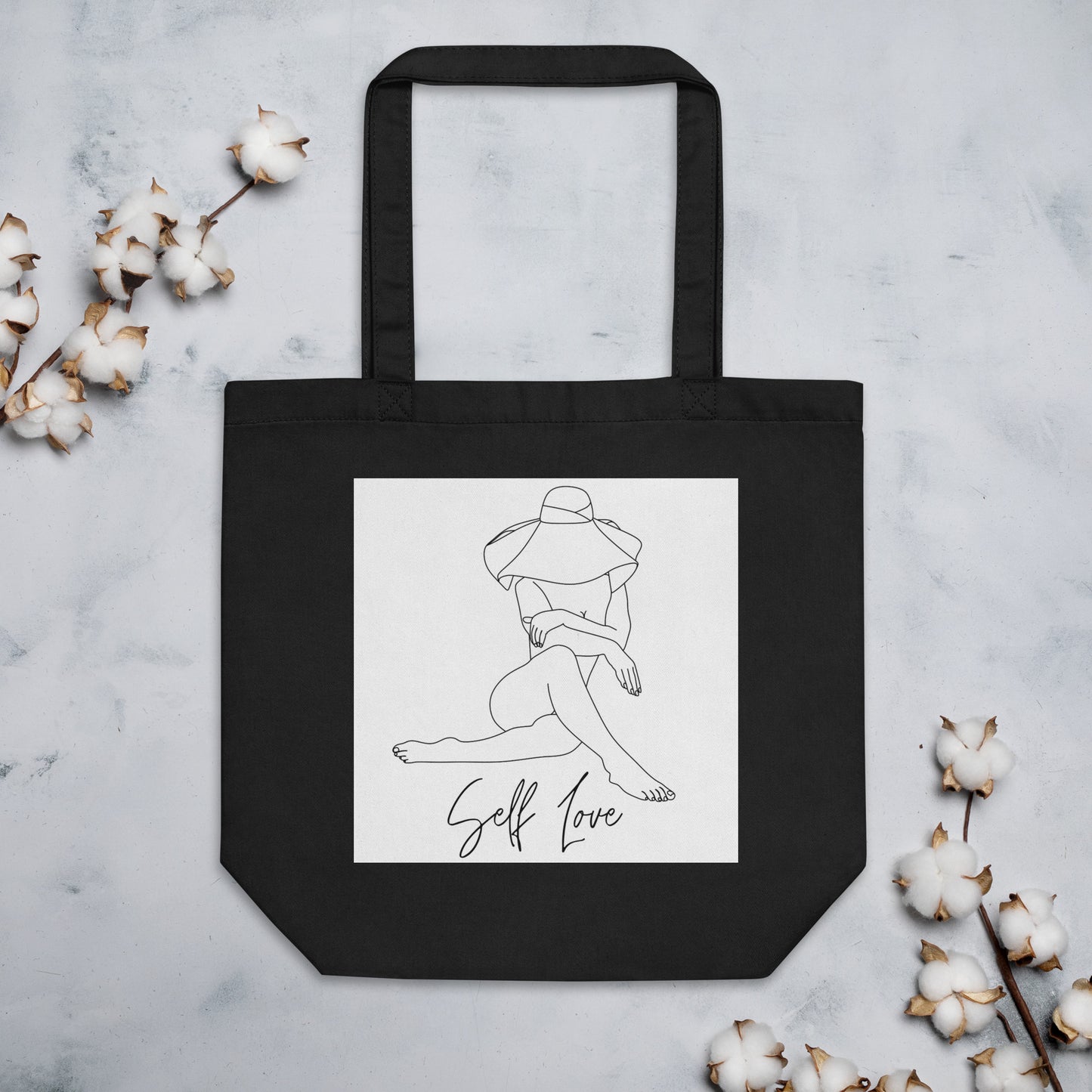 Self Love Elegant Eco Tote Bag