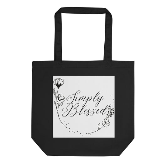 Simply Blessed Flowers Eco Tote Bag