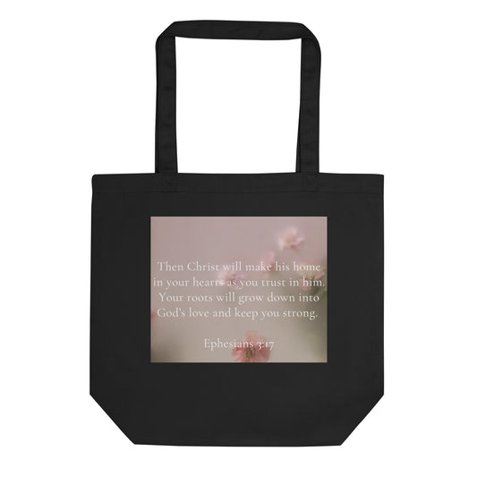 Ephesians 3:17 Eco Tote Bag