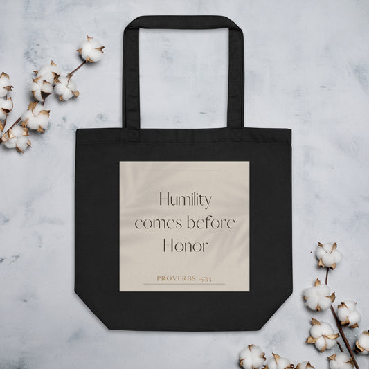 Proverbs 15:33 Elegant Eco Tote Bag