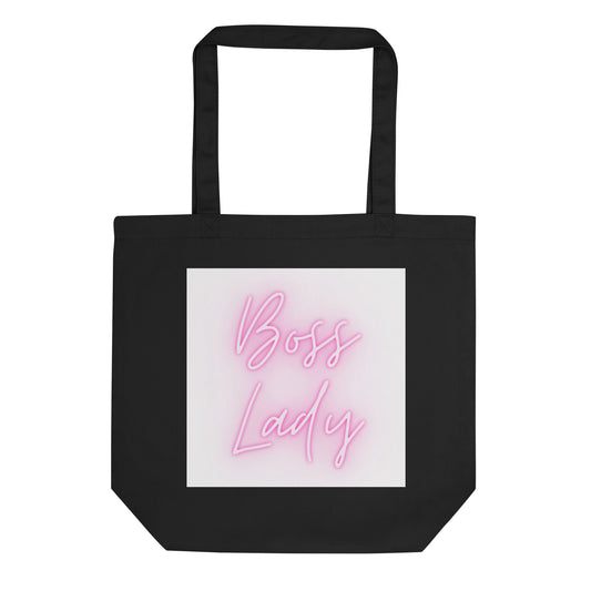 Boss Lady Pink Eco Tote Bag