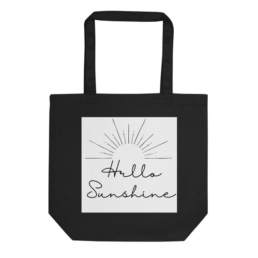 Hello Sunshine Plain Eco Tote Bag