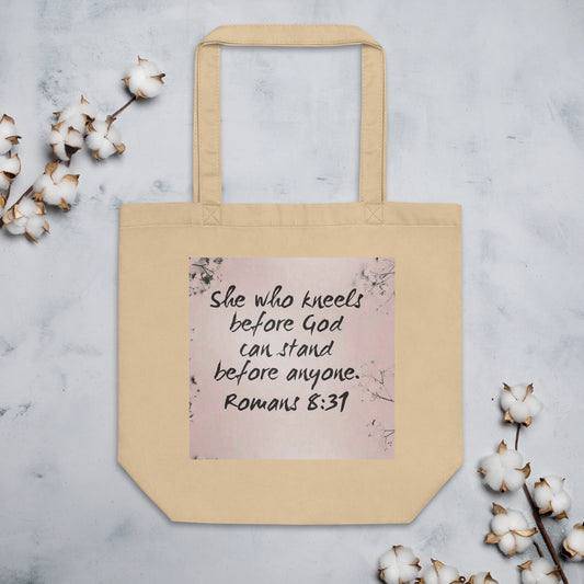 Romans 8:31 Eco Tote Bag