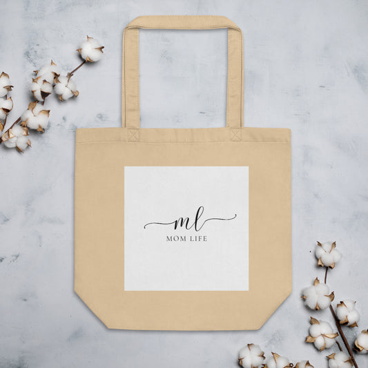 Mom Life Elegant Eco Tote Bag