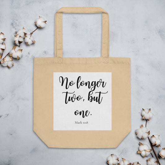 Mark 10:8 Eco Tote Bag