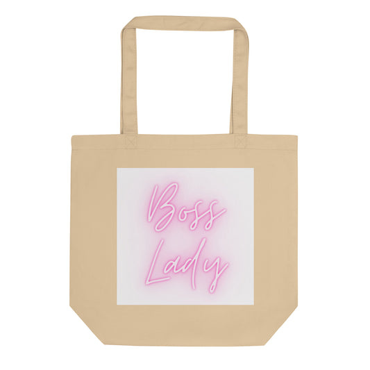 Boss Lady Pink Eco Tote Bag