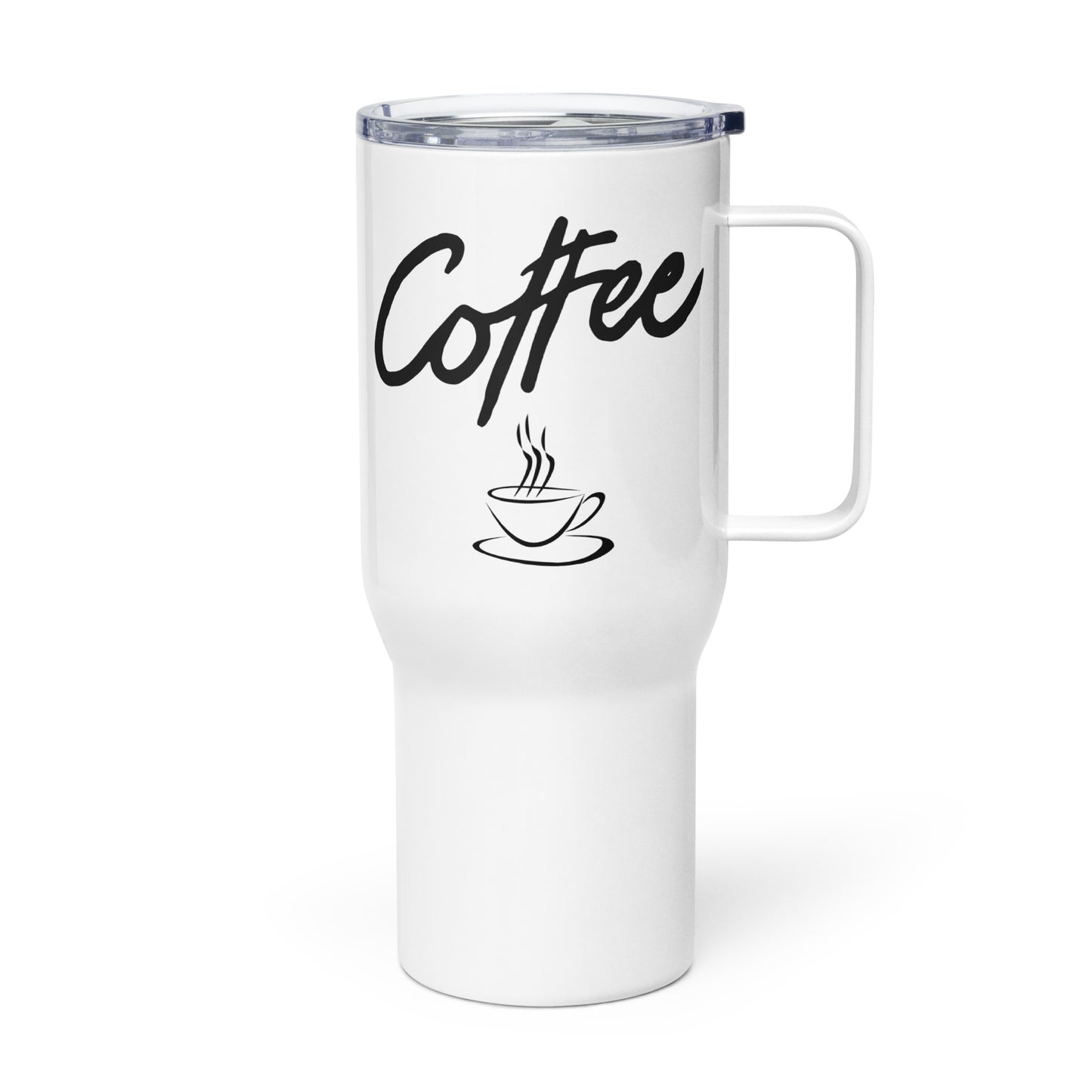 Coffee Bold Travel mug with a handle