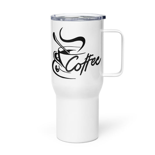 Coffee Elegant Travel mug with a handle