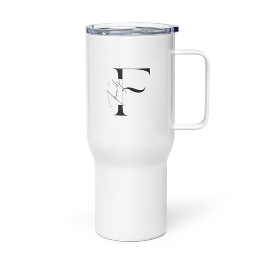 Family Travel mug with a handle