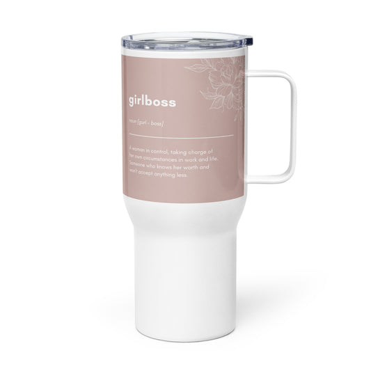 Girlboss Travel mug with a handle