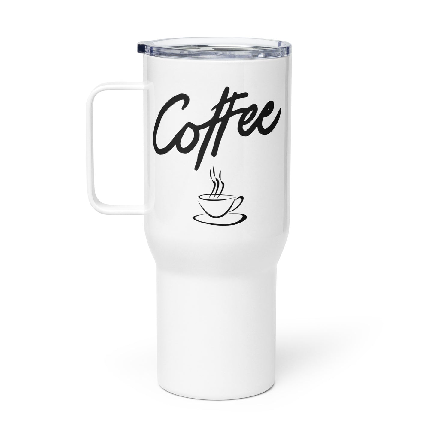 Coffee Bold Travel mug with a handle