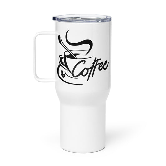 Coffee Elegant Travel mug with a handle