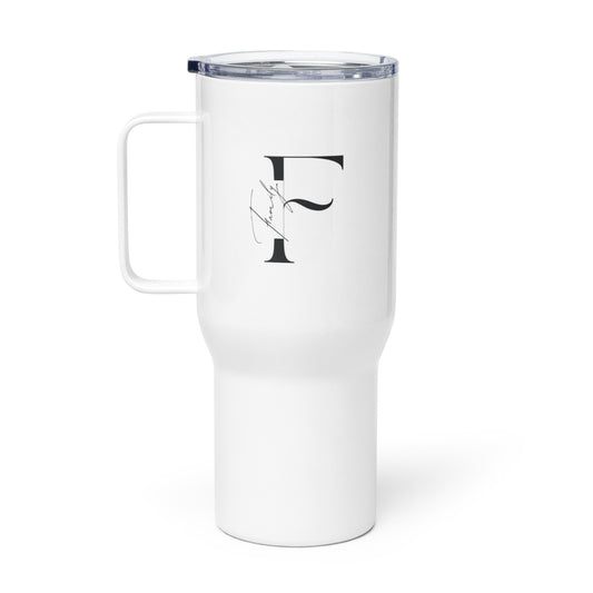 Family Travel mug with a handle