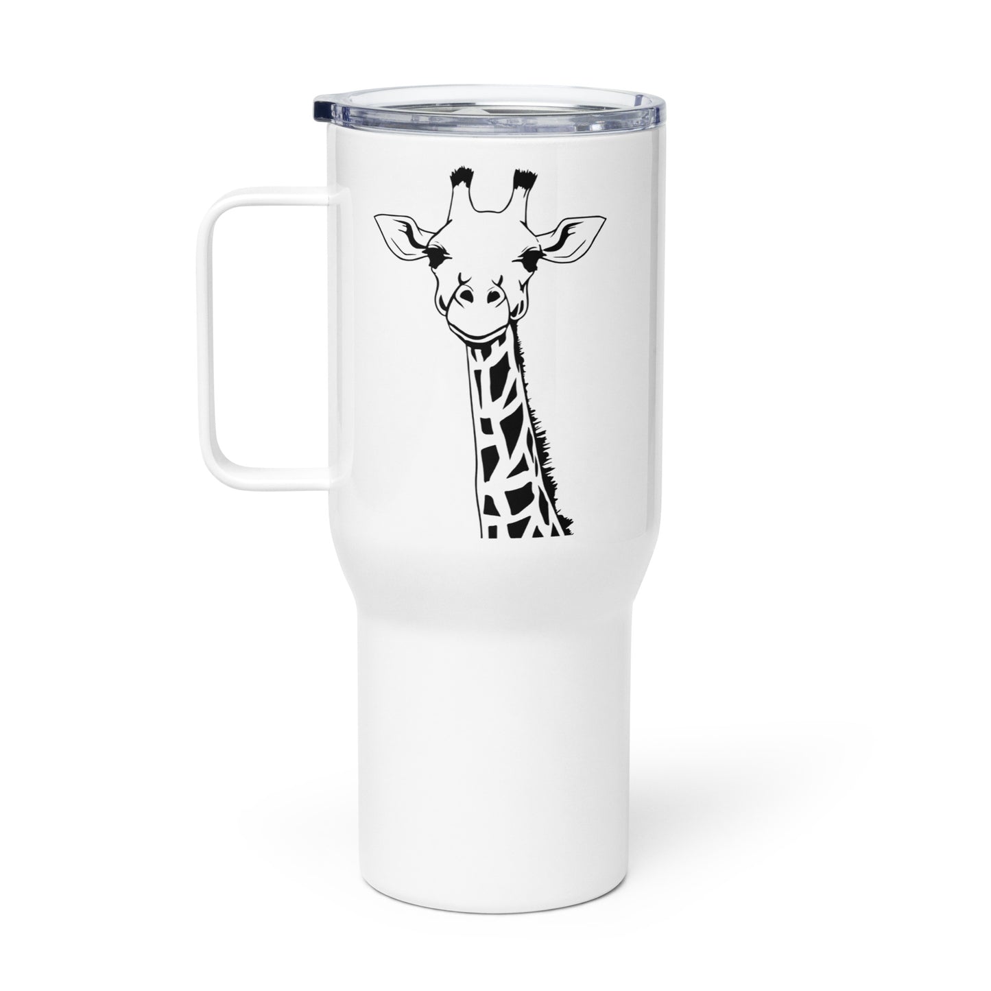 Giraffe Travel mug with a handle
