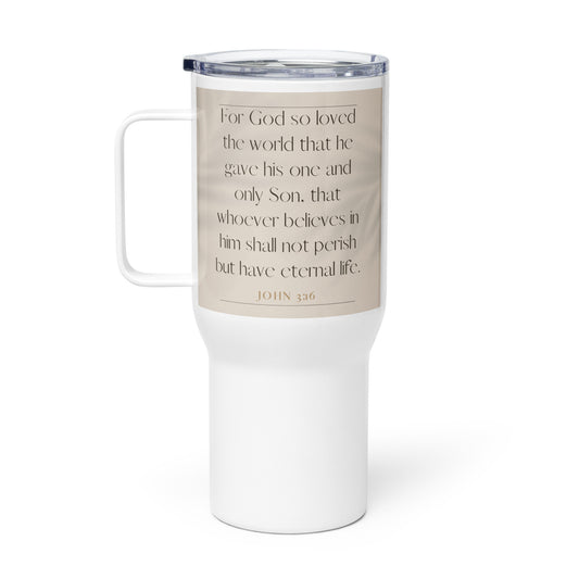 John 3:16 Elegant Travel mug with a handle