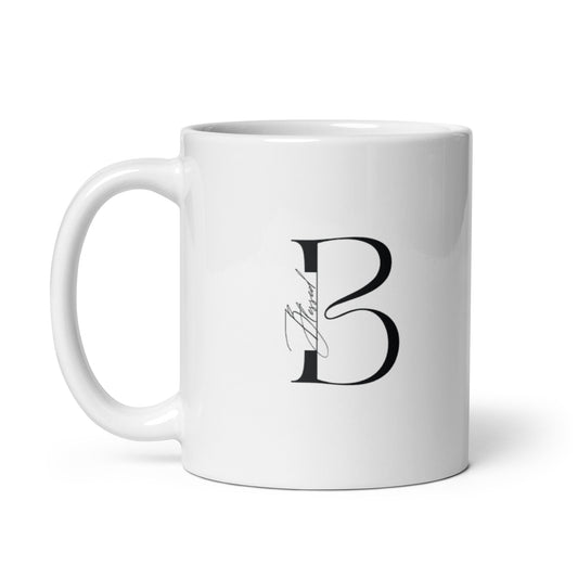 Blessed White glossy mug