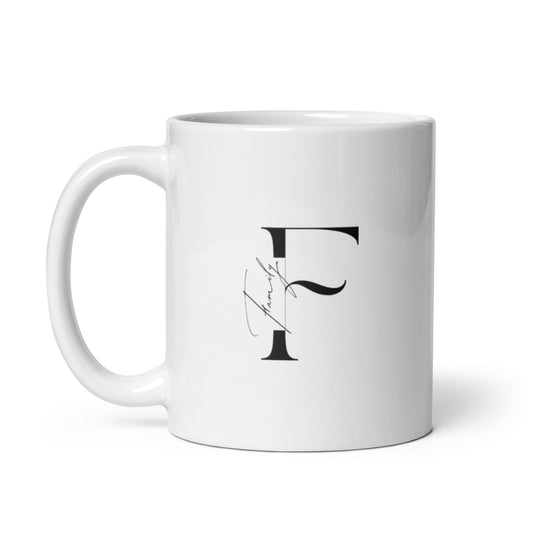 Family White glossy mug