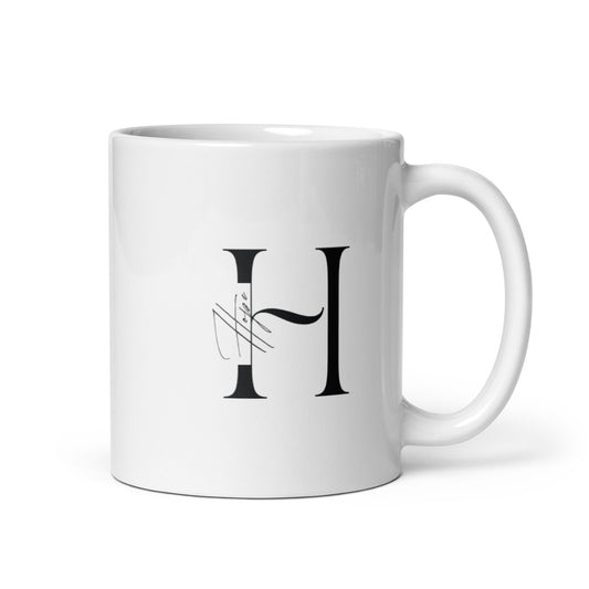 Hope White glossy mug