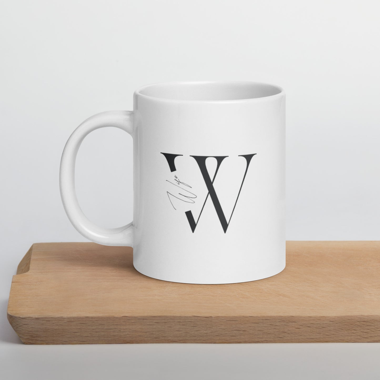 Wife White glossy mug