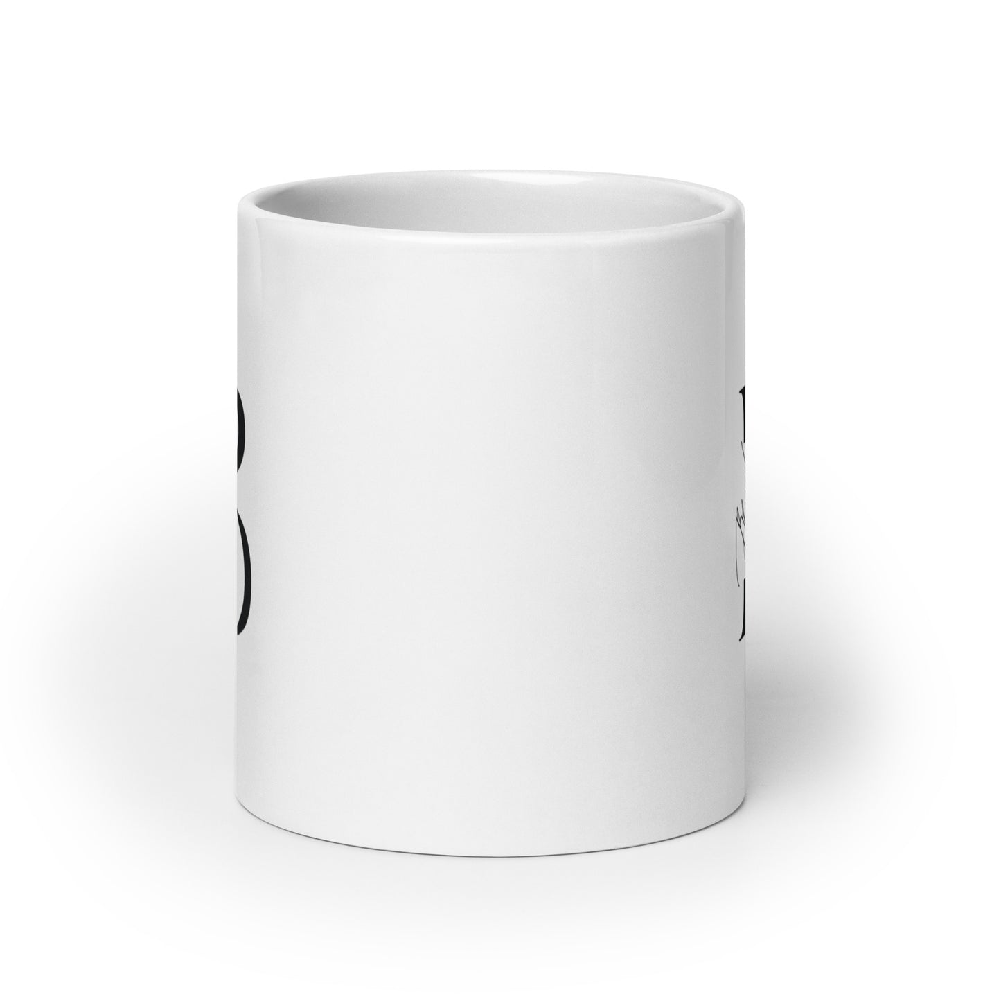 Blessed White glossy mug